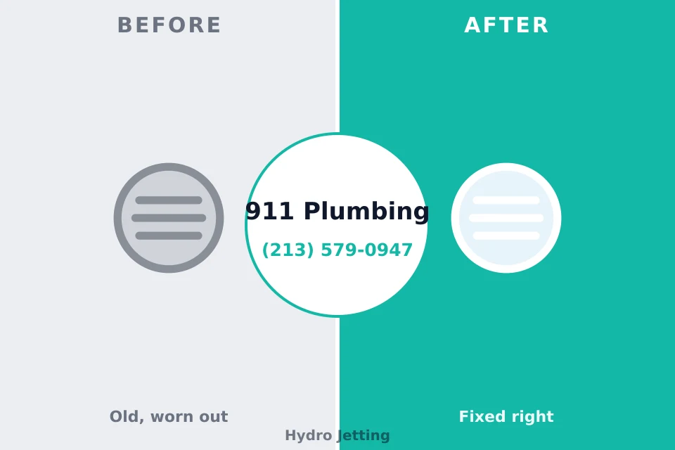 Before and after: plumbing repair Fort Salonga, NY